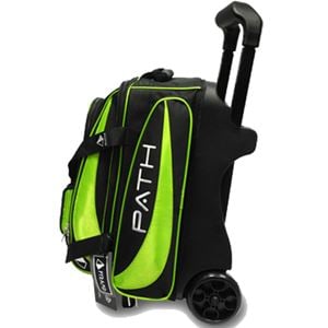 Path Premium Deluxe Double Roller Black/Lime Green