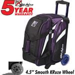Cruiser Smooth Double Roller Purple/Black