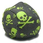 Lime Green Skull Dye-Sublimated Grip Ball