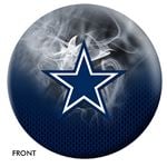 NFL Dallas Cowboys on Fire Bowling Ball