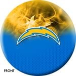 NFL Los Angeles Chargers On Fire Ball