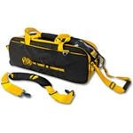 3 Ball Tote Roller Clear Top Black/Yellow