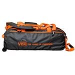 3 Ball Tote Roller Clear Top Black/Orange