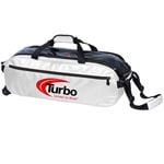 Pursuit Slim Triple Tote White/Black
