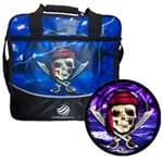 Pirate Skull w Ship Ball with Pirate Single Ball Bag