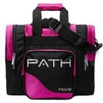 Path Single Deluxe Tote Black/Hot Pink