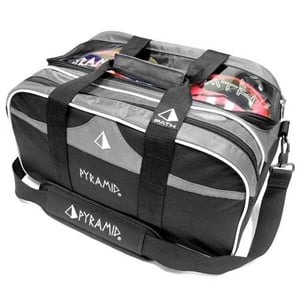 Pyramid Path Double Tote Plus Clear Top Bowling Bag 