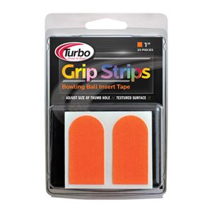 Turbo 2-N-1 Grips Grip Strips Bowling Insert Tape 1" - Orange Bowling ...