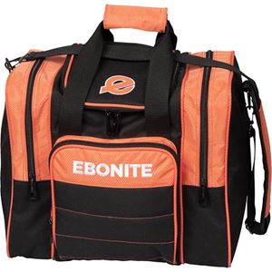 Ebonite Impact Plus Single Tote Black/Orange Bowling Bags FREE SHIPPING