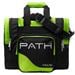 Path Single Deluxe Tote Black/Lime Green