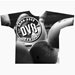 Black and White Dye-Sublimated Crew Neck
