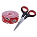 Driven To Bowl Logo Fitting Tape - Red Semi-Smooth Cotton #5 - 1" x 13' Roll