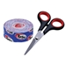 Driven To Bowl Logo Fitting Tape - Blue Semi-Smooth Cotton #5  - 1" x 13' Roll