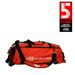 3 Ball Clear Top Tote Roller Red