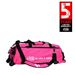 3 Ball Clear Top Tote Roller Pink