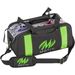 Clear View Double Tote Black/Green