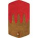 SST Oversize Sawtooth Brown Microfiber/Red Leather (S3) Sole
