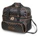 2 Ball Tote Deluxe Checkered Black/Gold