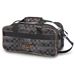 2 Ball Tote Checkered Black/Gold