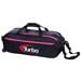 Pursuit Slim Triple Tote Black/Pink