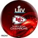 2019 Super Bowl LIV Champions Kansas City Chiefs Red Ball - 6lb Only PERFECT FOR DISPLAYS