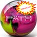 Path Pink/Yellow/Black  DRILLED READY TO BOWL