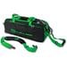 3 Ball Tote Roller Clear Top Black/Green