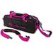 3 Ball Tote Roller Clear Top Black/Pink