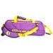 3 Ball Tote Roller Clear Top Purple/Yellow