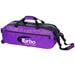 Pursuit Slim Triple Tote Purple/Black