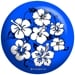 Flower Blue/Black - bowlingball.com Exclusive