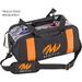 Clear View Double Tote Black/Orange